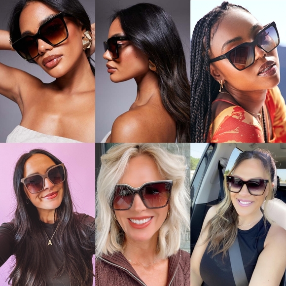 Quay "Level Up" Brown Square Sunglasses - Picture 3 of 15